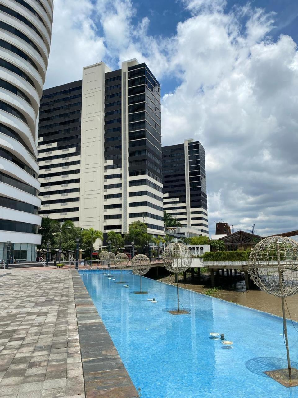 Puerto Santa Ana, Torres Bellini, 2 Dormitorios, Parqueo Guayaquil Exteriér fotografie